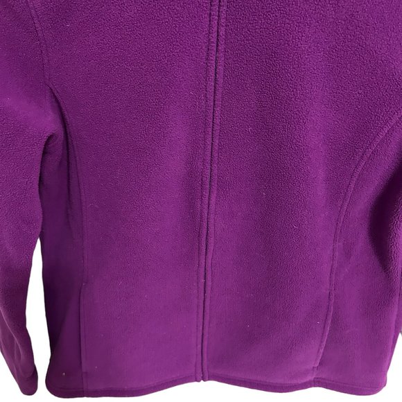 L.L. Bean Womens Full Zip Fleece Sweatshirt Size Large Regular Outdoors - Picture 4 of 6